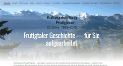 Desktop Screenshot of kulturgutstiftung.ch